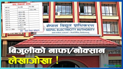  विद्युत् प्राधिकरणको नाफा ६ महिनामा ११ अर्ब ३६ करोड 